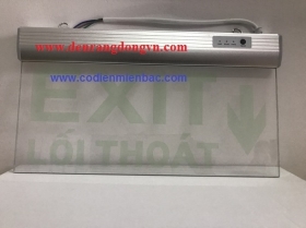 ĐÈN EXIT 1 MẶT MI CA MARKET  13 - D CD01-1 - RẠNG ĐÔNG